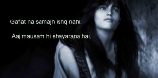 तल्खियों में हाल ए दिल बयान होता है 2line attitude shayari,