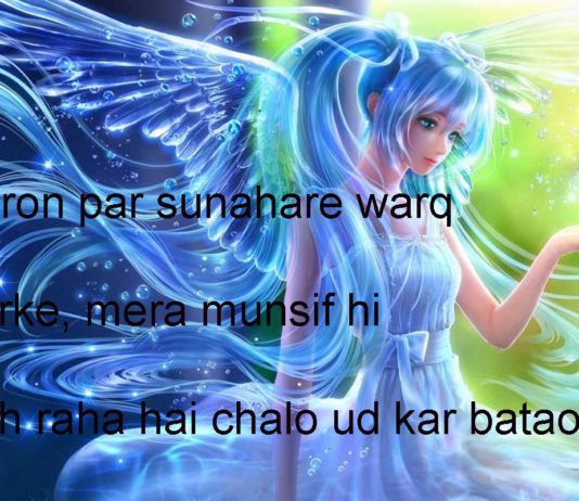 हर्फ़ दर हर्फ़ ज़हन को कागजों में उरेख रखा है urdu shayari in hindi,