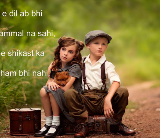 किसी की क़िस्मत किसी का सहारा होता Alfaaz shayari,