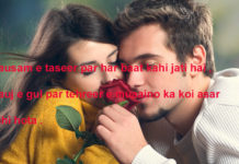 दिल ए फ़ितना की अना तेरे कूचे में अदा कर आये romantic shayari ,