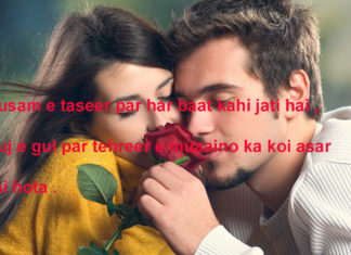 दिल ए फ़ितना की अना तेरे कूचे में अदा कर आये romantic shayari ,