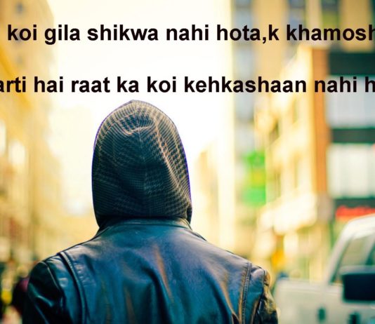 मैं मेरी तन्हायी और रात का वो सूनापन alone shayari ,