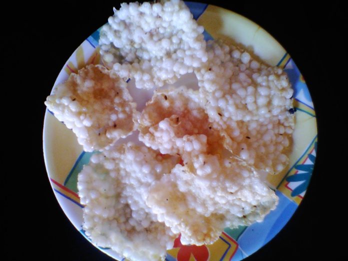 sabudana papad