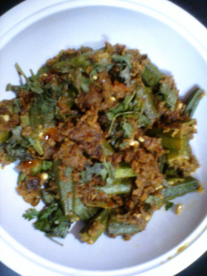 masala bhindi recipe in hindi,