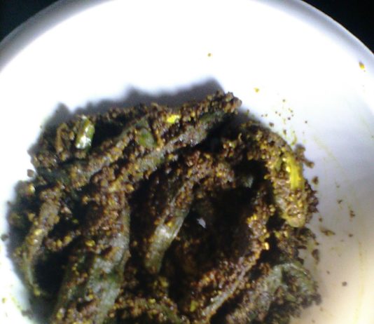 bhindi ki kalonji indian recipe in hindi ,