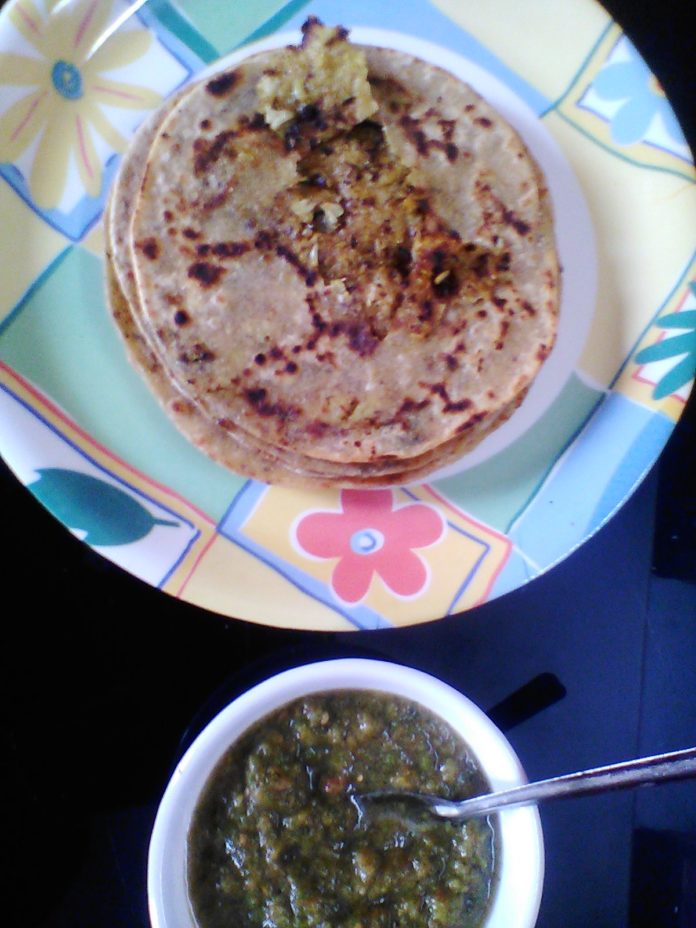 Cauliflower Paratha - gobi Paratha winter food in india,