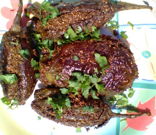 baigan ki kalonji indian recipe in hindi,