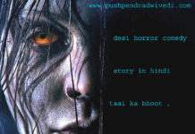 desi horror comedy story in hindi taai ka bhoot ,