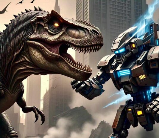 Dynasor Vs Robot Akhri Ladai sci fi thriller story in hindi ,