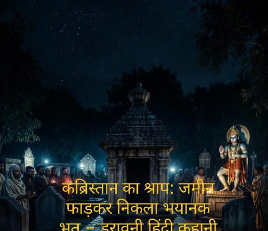 कब्रिस्तान का श्राप: जमीन फाड़कर निकला भयानक भूत – डरावनी हिंदी कहानी